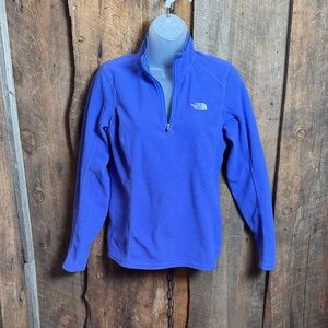 The North Face Purple Quarter-Zip Fleece